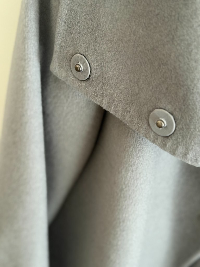 Cashmere Coat From Lan Jaenicke - Heather Grey — image 7 of 8